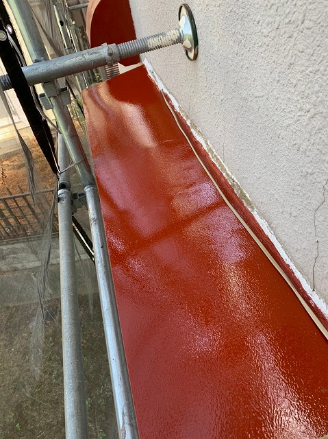 鉄部さび止め塗装